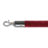 Afzetkoord Velvet Bordeaux Chrome